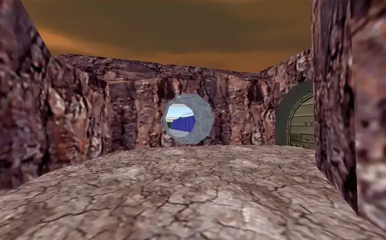 Blockfort from Mario 64 - now accessible from de_nuke.